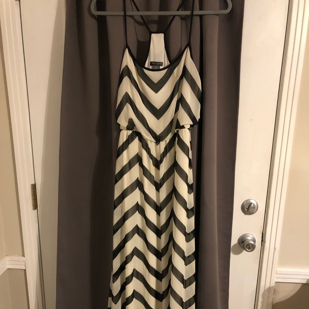 Black and White Chevron Maxi